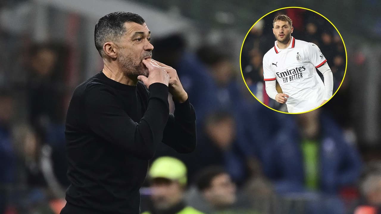 Sergio Conceicao, DT del Milan, elogia a Santi Gimenez tras debut en Serie A
