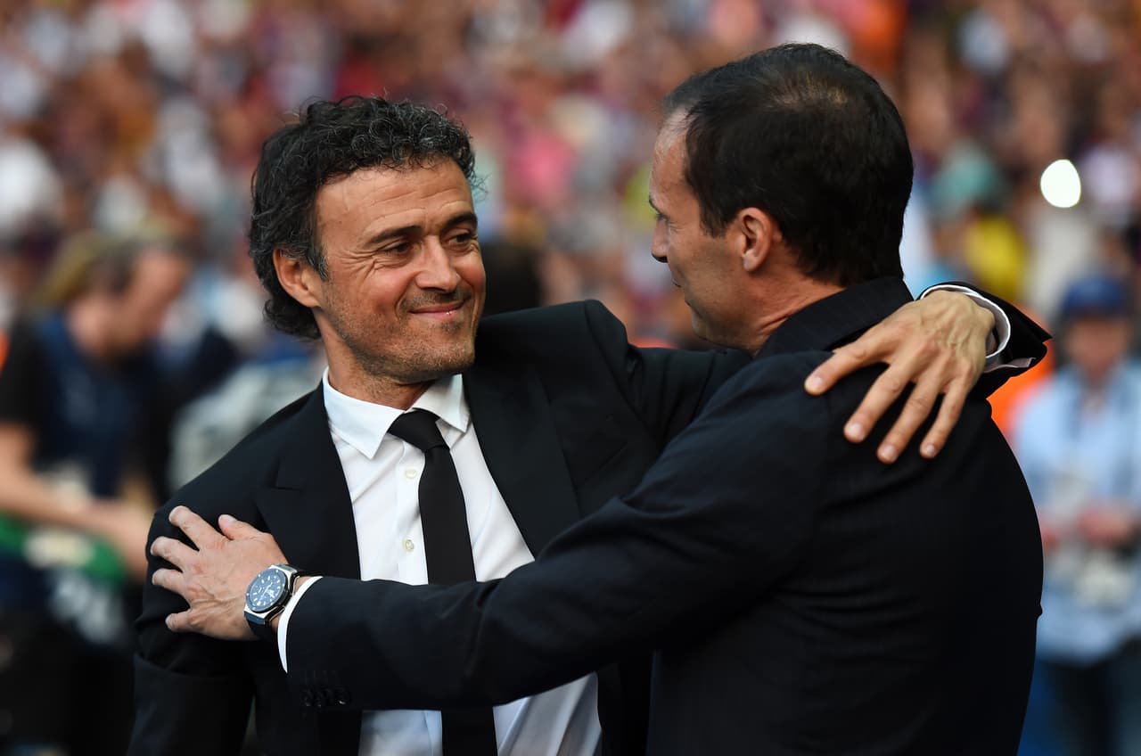 Luis Enrique y él se enfrentaron en Italia cuando el técnico español entrenaba a la Roma. Se volvieron a ver en la final de Berlín 2015 y en la Champions 2016/17.