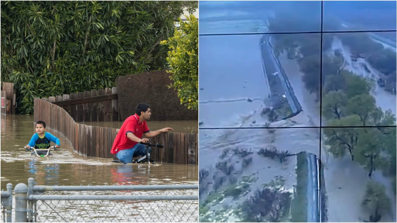 Ruptura de dique obliga a evacuar a cientos de familias agrícolas en el norte de California