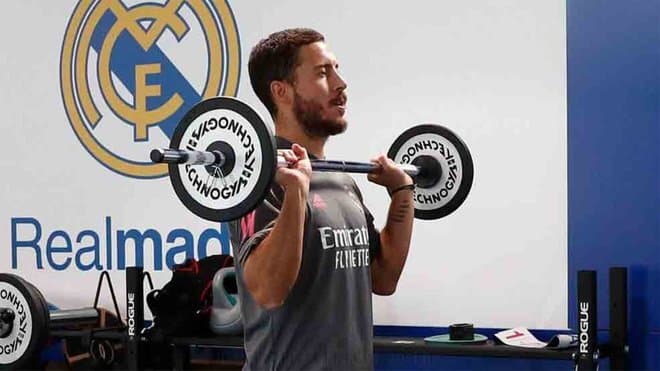 Real Madrid presume físico de Hazard tras críticas sobre su sobrepeso