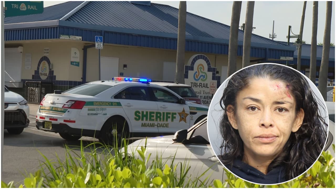 Arrestan a una mujer acusada de apuñalar a un hombre cerca de estación del tren en Hialeah