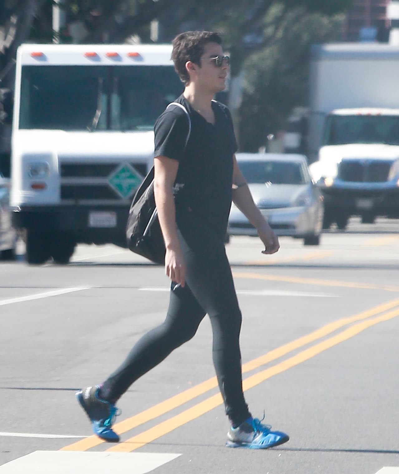 Manolo Vergara estuvo de paseo en West Hollywood.