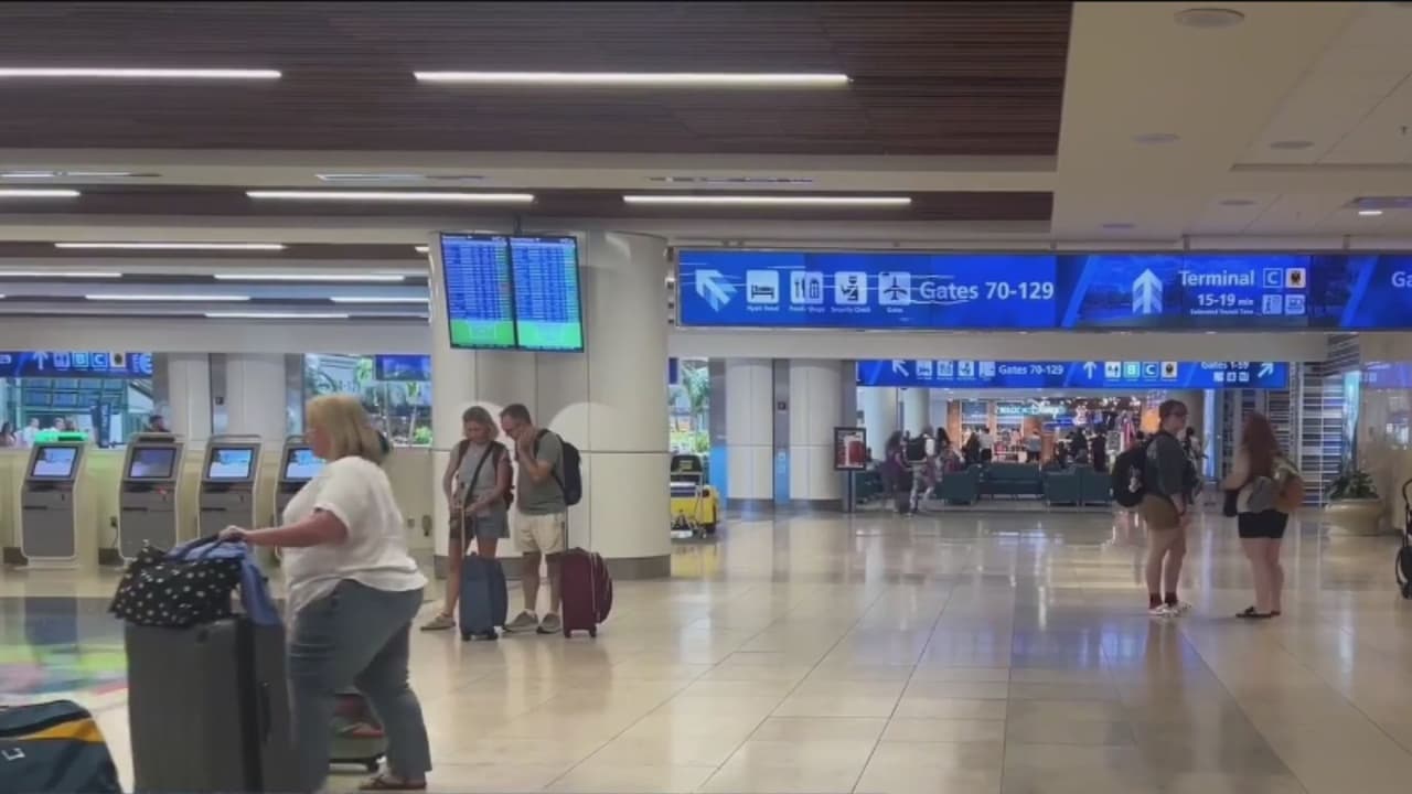 Aeropuerto de Orlando opera con normalidad pese a tormenta tropical Melissa en el Caribe