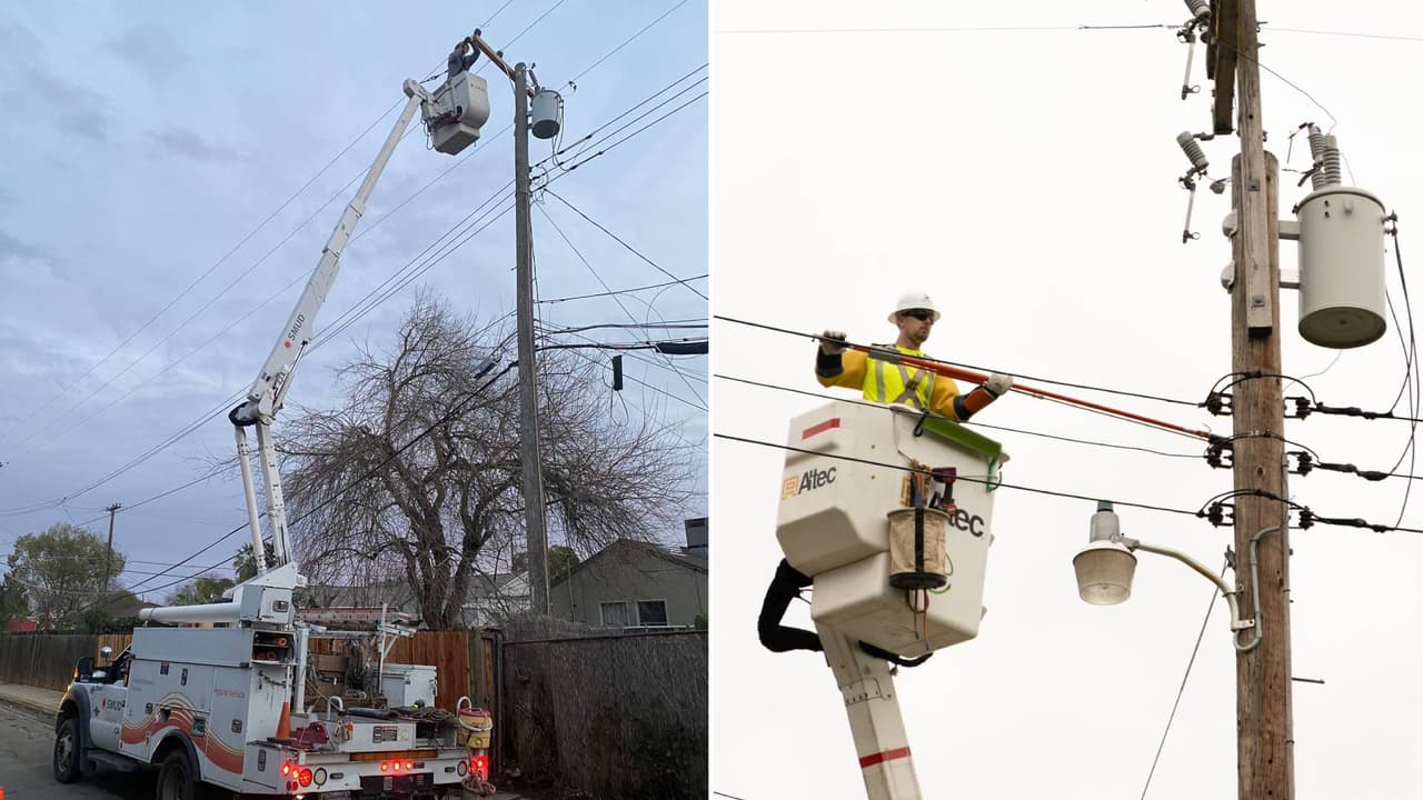 Más de 17,000 personas sin electricidad en Sacramento por tormentas
