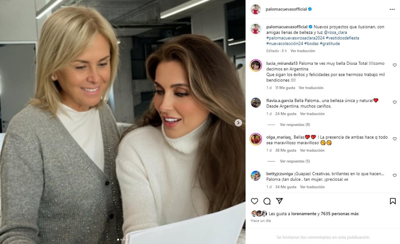 Paloma Cuevas y Rosa Clará.