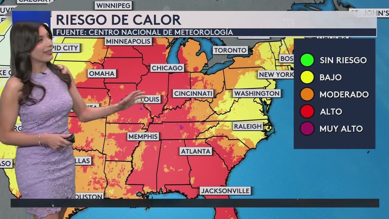 Continúan las altas temperaturas en EEUU: ¿Cómo saber si sufres un golpe de calor?