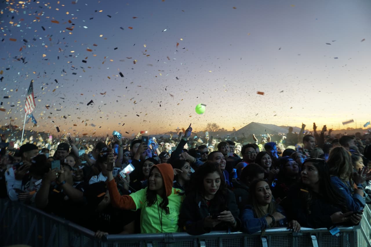 Massive crowds gathered to watch a variety of hip hop groups, from Bamsworth Belli to Wiz Khalifa. These are just a few of our favorite crowd photos.
