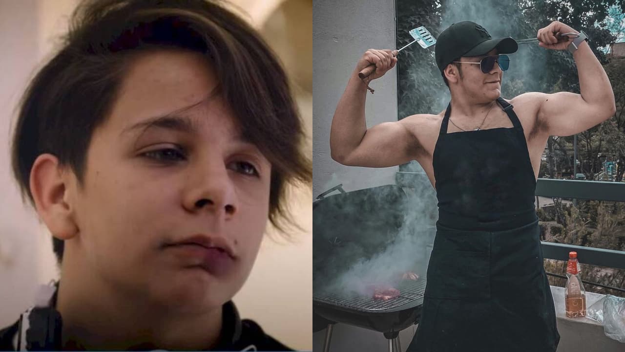 El joven ha mostrado su transformación en redes.