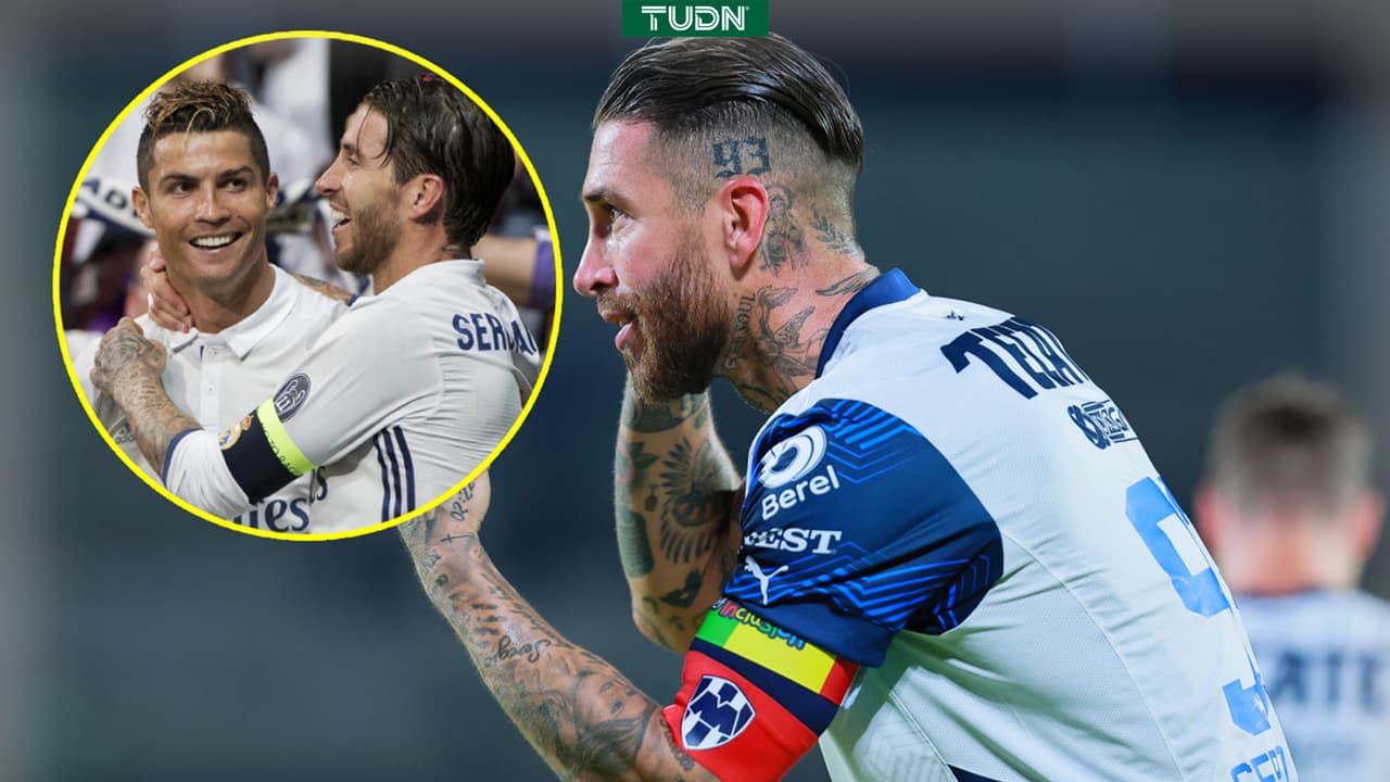 Cristiano ve el gol de Sergio Ramos en TUDN y ¡su reacción es brutal!