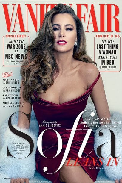 Sofia Vergara aparece en la portada de la revista Vanity Fair luciendo muy sexy y dando detalles sobre su relación con Joe Manganiello.