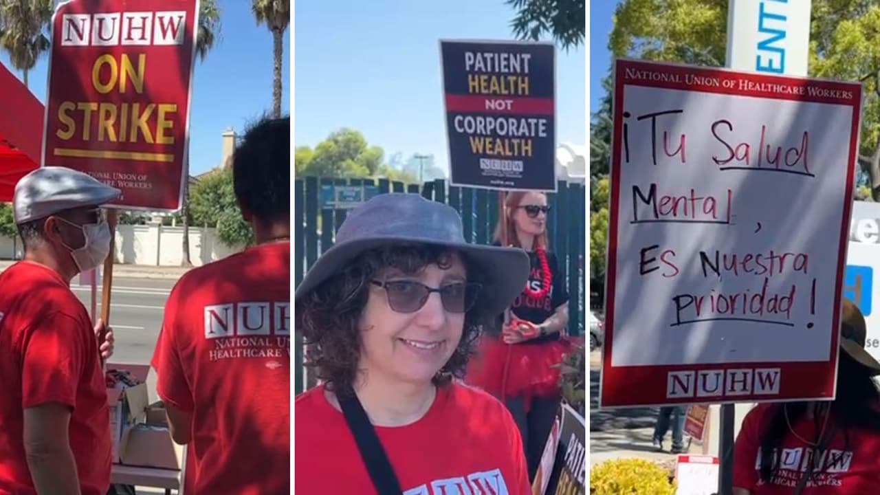 Trabajadores de Kaiser entran en su segunda semana de huelga mientras exigen aumento de personal