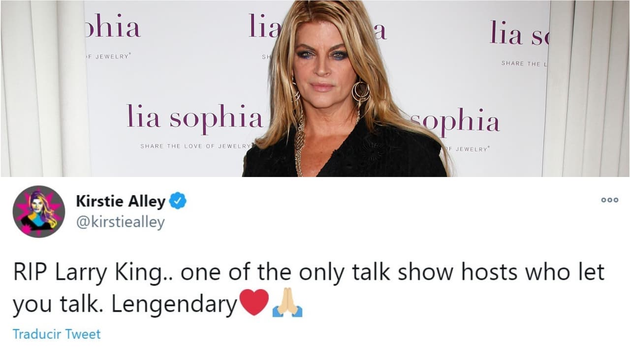 La actriz
<b>Kirstie Alley</b> se pronunció a través de Twitter: "RIP Larry King... uno de los únicos presentadores de programas de entrevistas que te dejan hablar. Legendario".
<br>