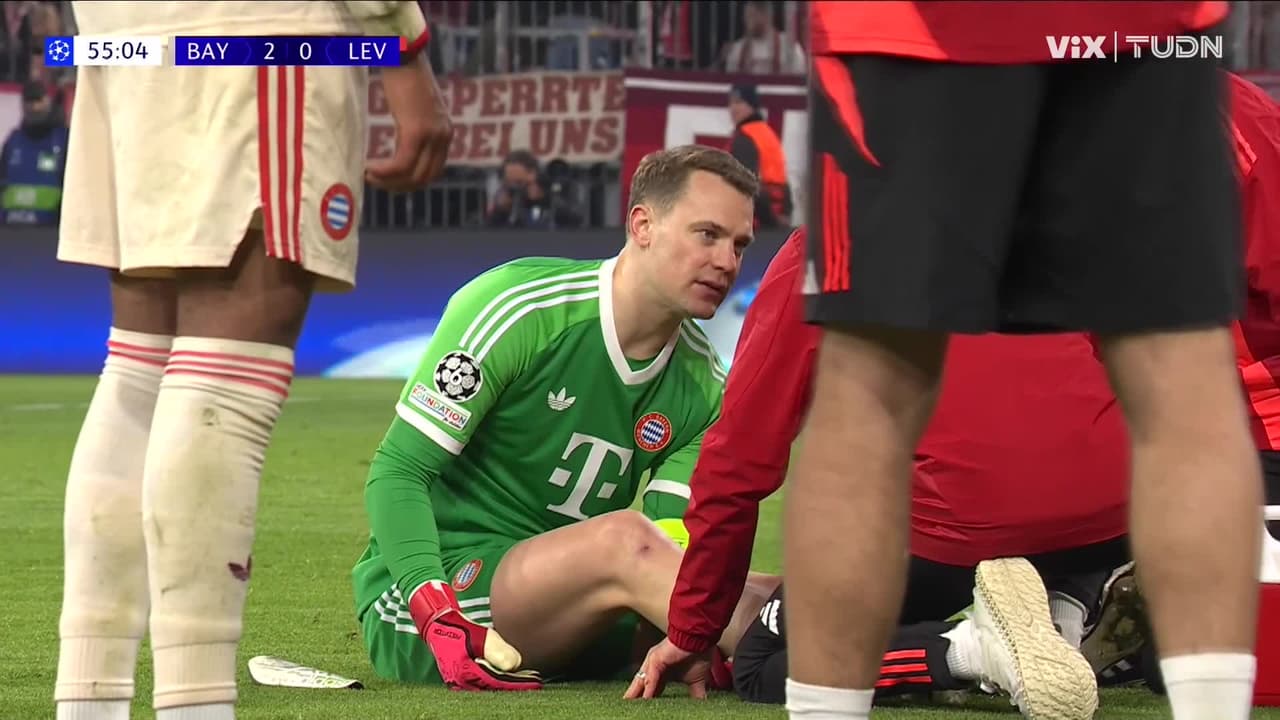 ¡Alarmas en el Bayern! Manuel Neuer se lesiona y pide su cambio
