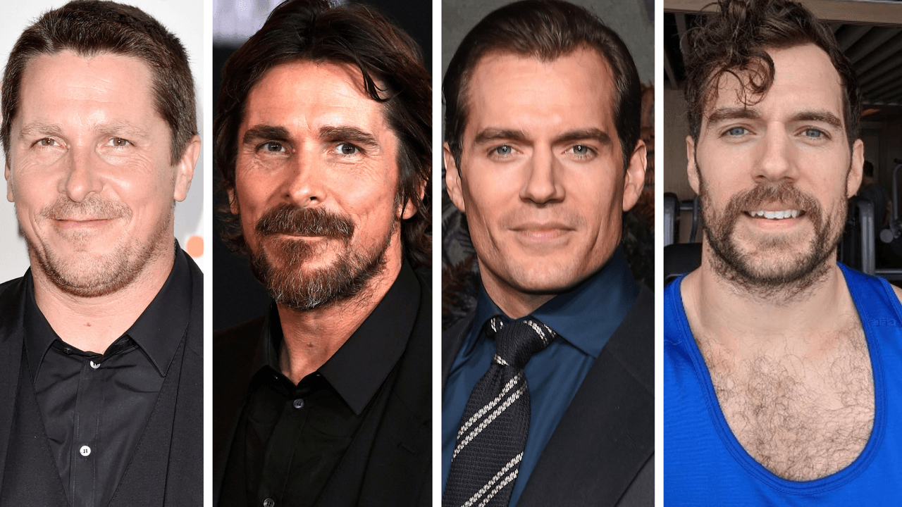 8 actores que cambian mucho cuando se dejan la barba: Christian Bale luce irreconocible