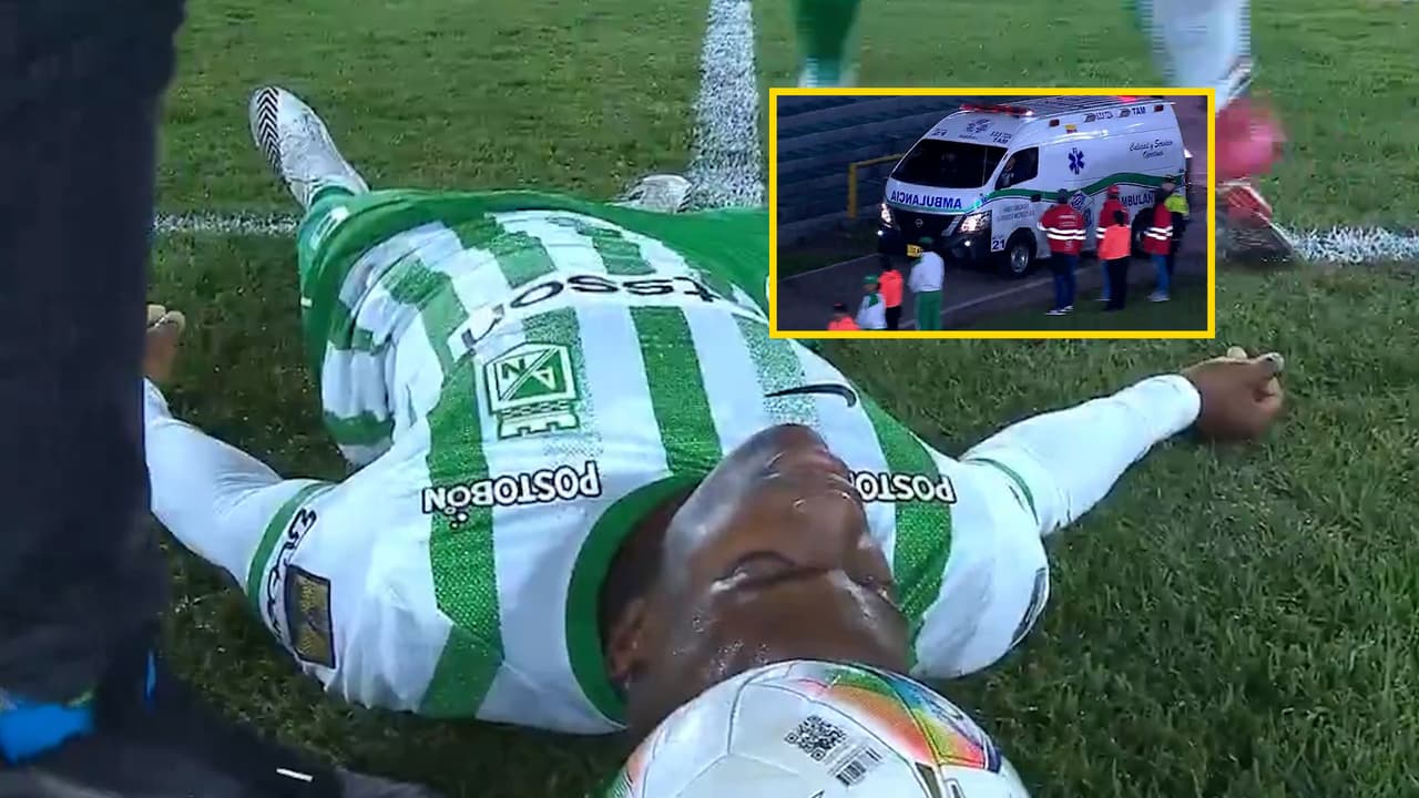 Seleccionado de Colombia preocupa tras desplomarse en pleno partido 