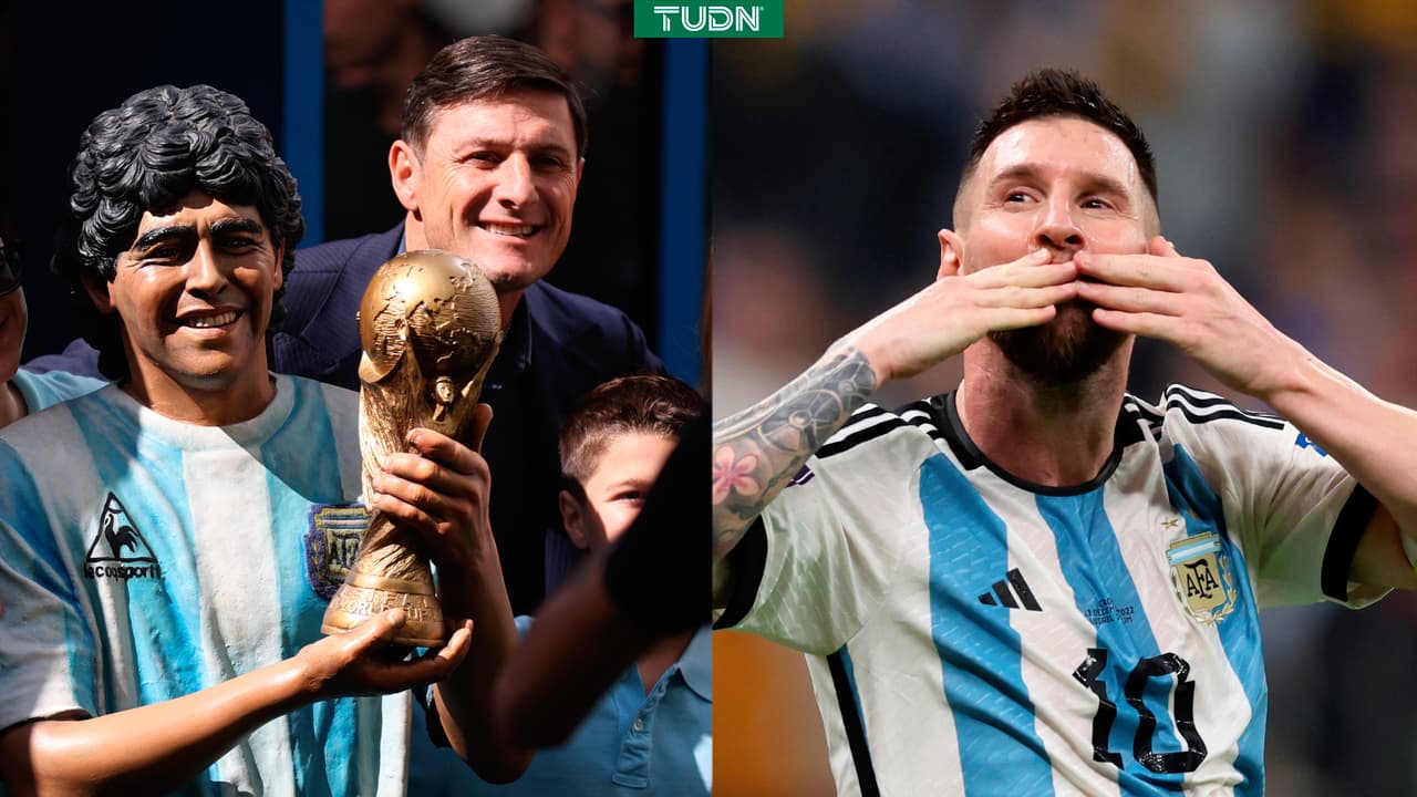 Javier Zanetti asegura que Messi ya "está a la par de Maradona"