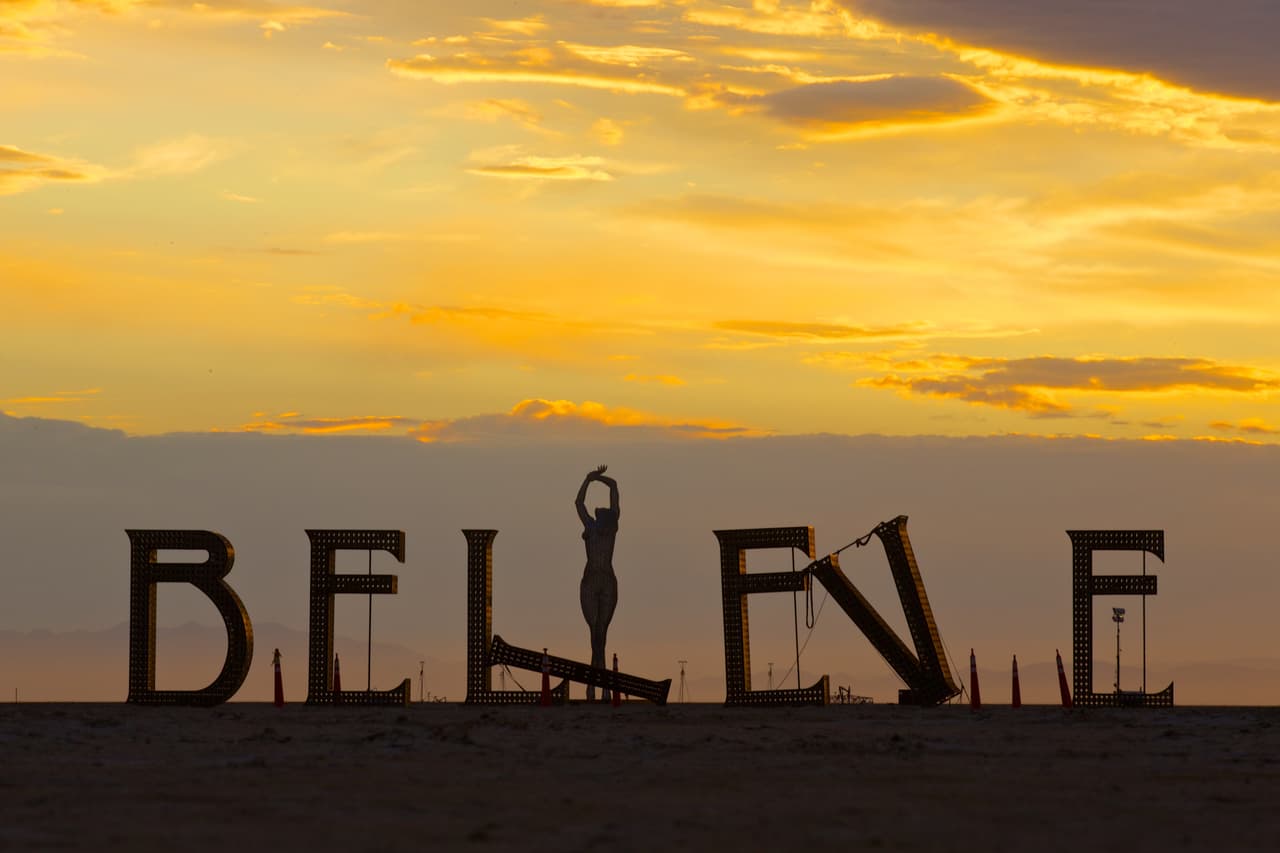 Antes de exponerse en el San Leandro Tech Campus, la obra estuvo en el Burning Man.