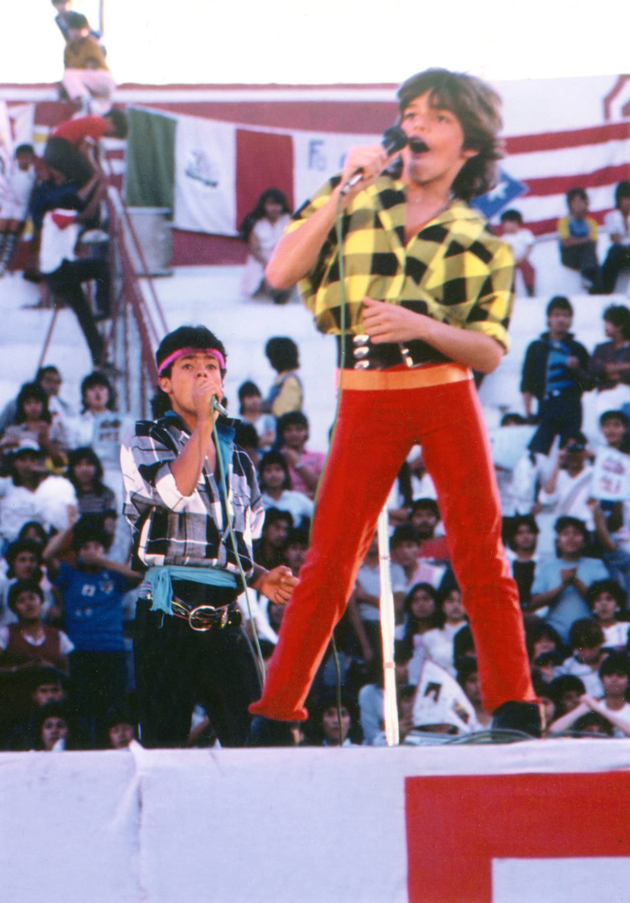 Ricky Martin a los 13 años de edad, cuando se unió al grupo 'Menudo' en 1984.