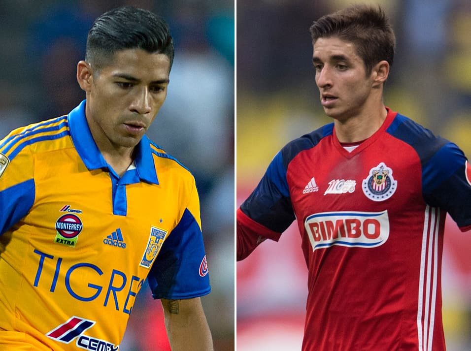 Tigres y Chivas negocian un intercambio con Aquino y Brizuela