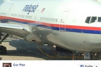 Esta es la fotografía del vuelo MH17 que el pasajero tomó momentos antes de abordar. (Imagen tomada de Twitter)