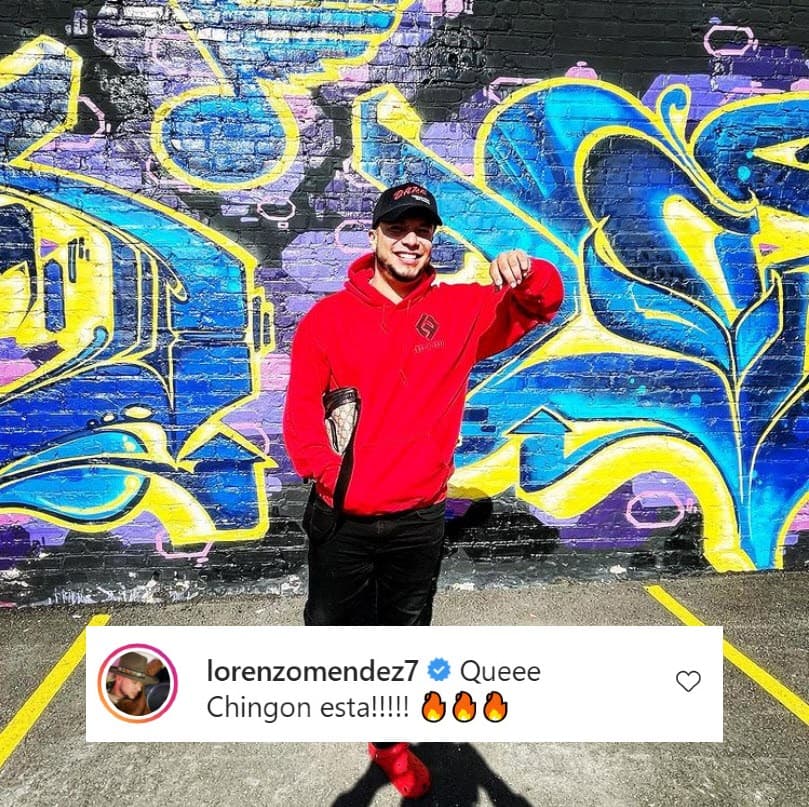 <b>Lorenzo Méndez</b> también reaccionó al ver la imagen de la madre de Pepe Aguilar.
<br>