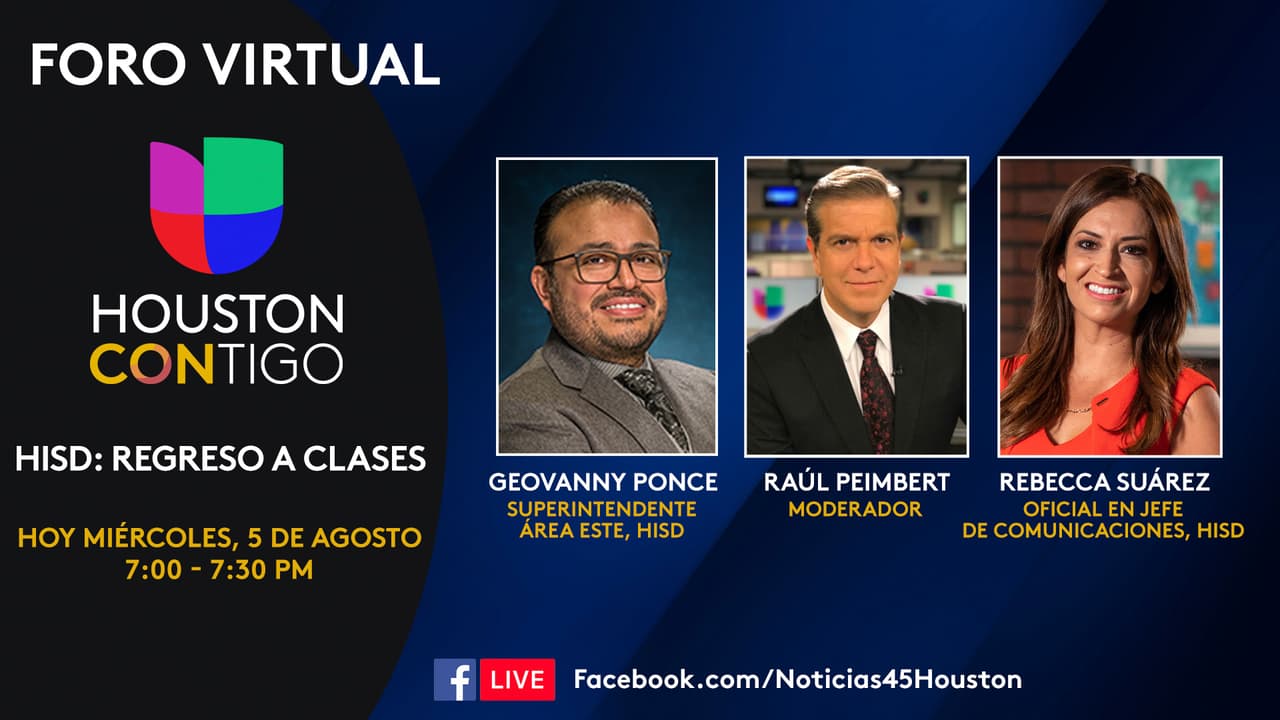 HISD se prepara para regresar a las clases y en nuestro Foro Virtual aclaramos tus dudas