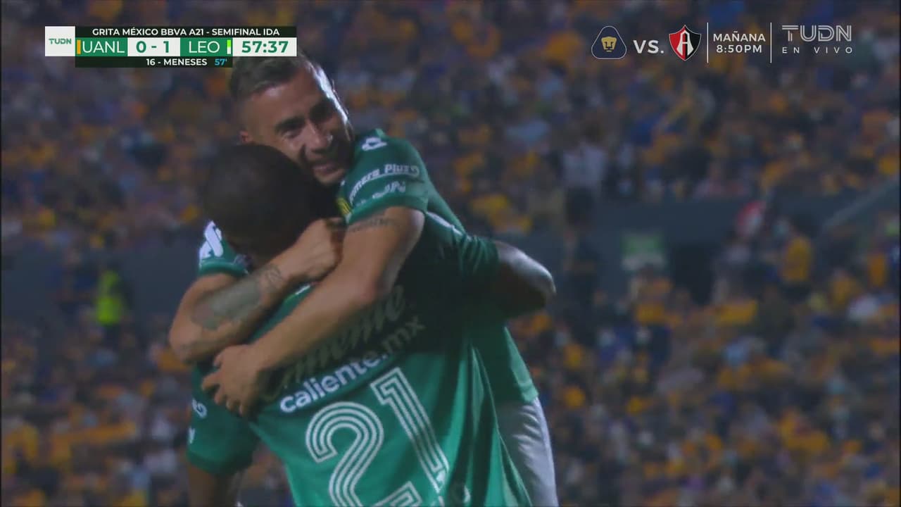 ¡Apagan al Volcán! Jean Meneses hace el 0-1 ante Tigres