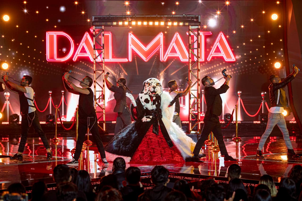 Dálmata comenzó con toda la actitud su participación interpretando 'Running Up That Hill', una canción que Kate Bush convirtió en un clásico en la década de los '80.