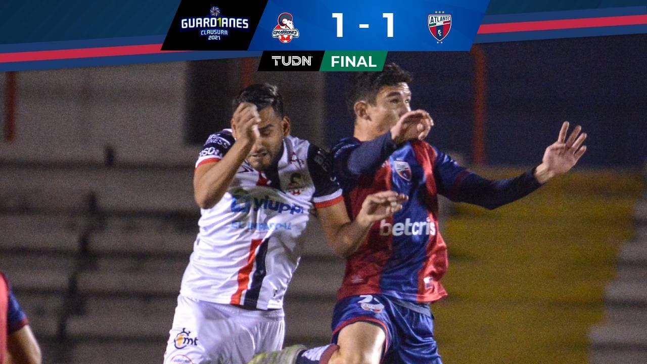 Cimarrones 1-1 Atlante: Gol, resultado y resumen