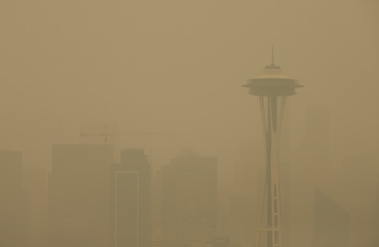 <h3 class="cms-H3-H3">4. Washington</h3>
<br>
<b>(Grandes desastres desde 1953: 177)</b>
<br>
<br>Constantes períodos de sequía en el estado han provocado devastadores incendios forestales todos los años desde principios del 2000 y la temporada de estos desastres naturales del 2020 fue calificada 
<b>como una de las peores debido a la destrucción de cientos de miles de acres que provocó. </b>
<br>
<br>Aunado a esto, Washington también ha tenido que enfrentar fuertes inundaciones, deslizamientos de tierra, 
<a href="https://www.univision.com/temas/terremotos">terremotos</a> y hasta la erupción volcánica del Mount St. Helens en 1980, con sus 900,000 toneladas de ceniza que enterraron caminos.
<b> Se estima que 7,000 animales y 57 personas murieron.</b>
<br>