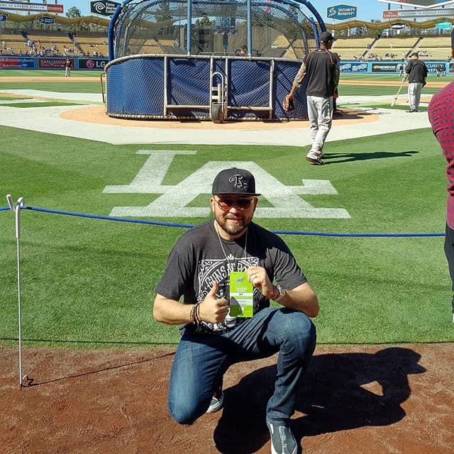 Por eso no perdió oportunidad para visitar la casa de los Dodgers.