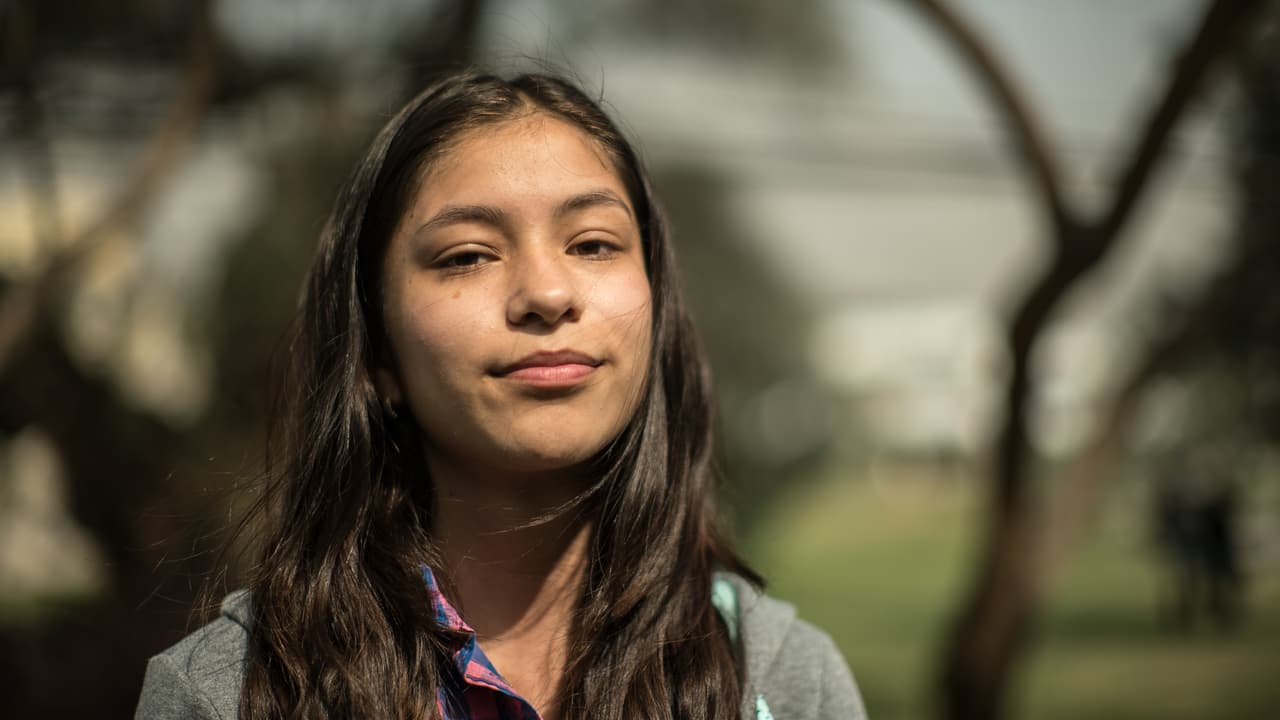 Dyanella Elamondi tiene 15 años y es peruana. Su sueño es ser una gran profesional médica y especializarse en genética.