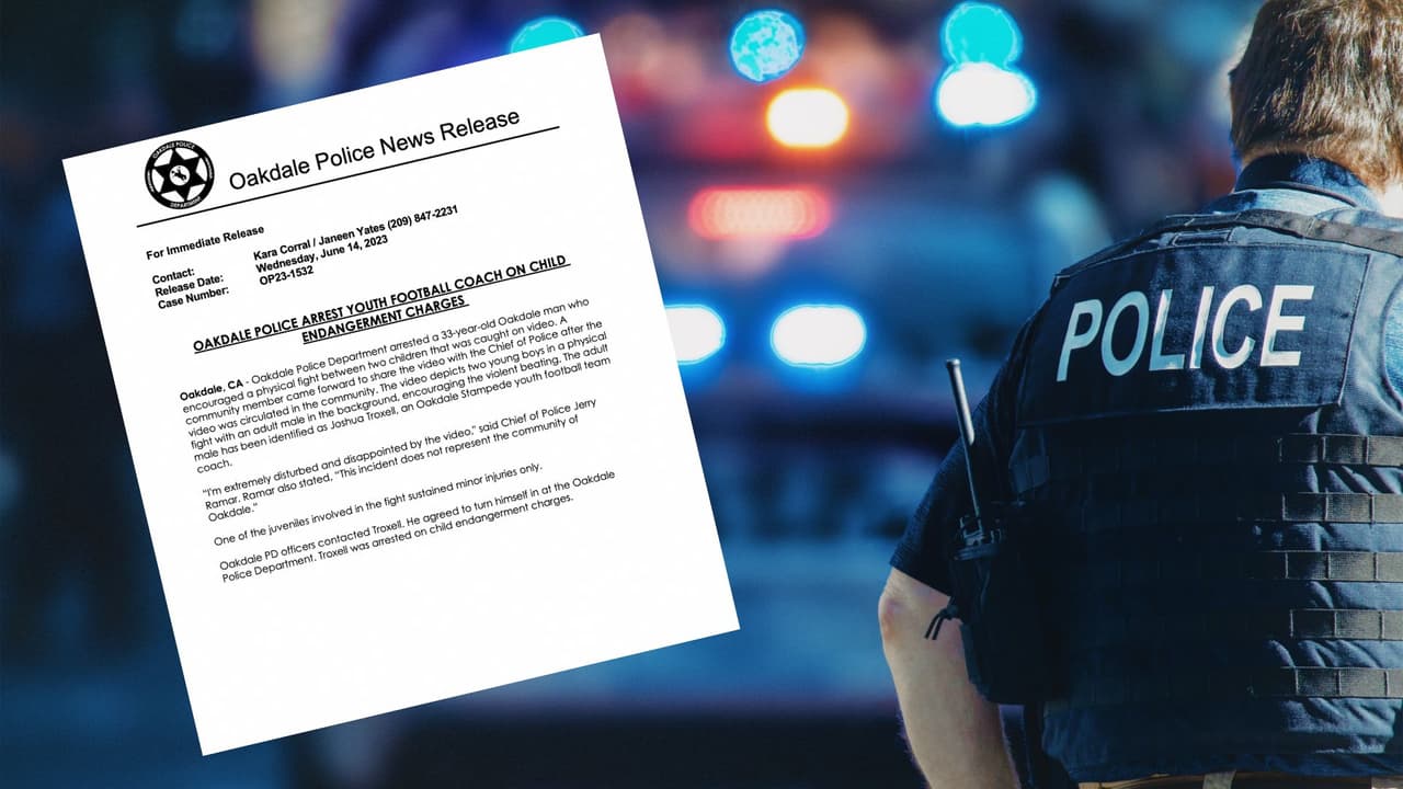 Arrestan a entrenador de Oakdale por presuntamente alentar a unos niños a pelear