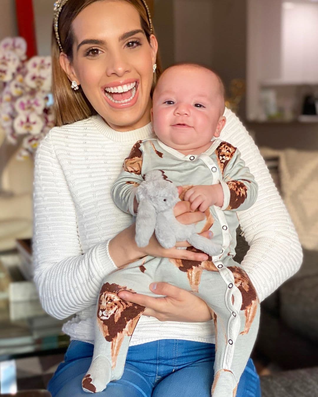 El hogar de Andrea se llenó de alegría desde que supieron que un angelito venía en camino.