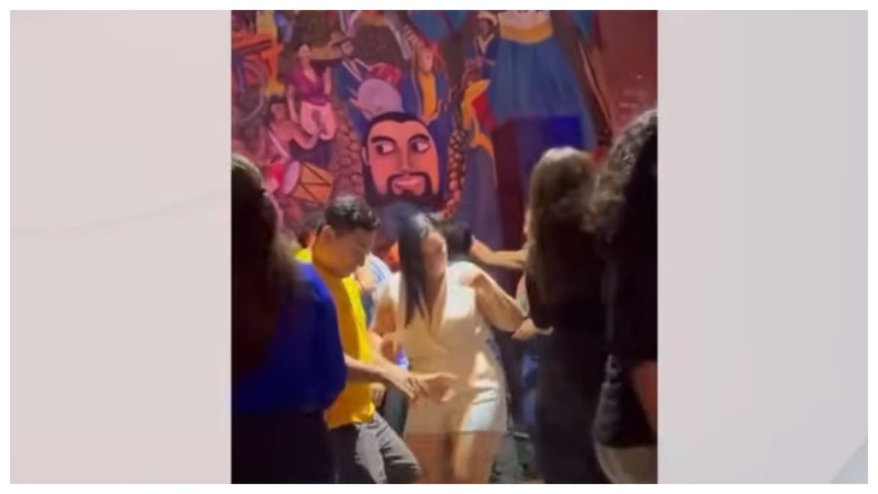 Un video de redes sociales mostraba a Helen Massiell Garay Sánchez bailando en una fiesta.