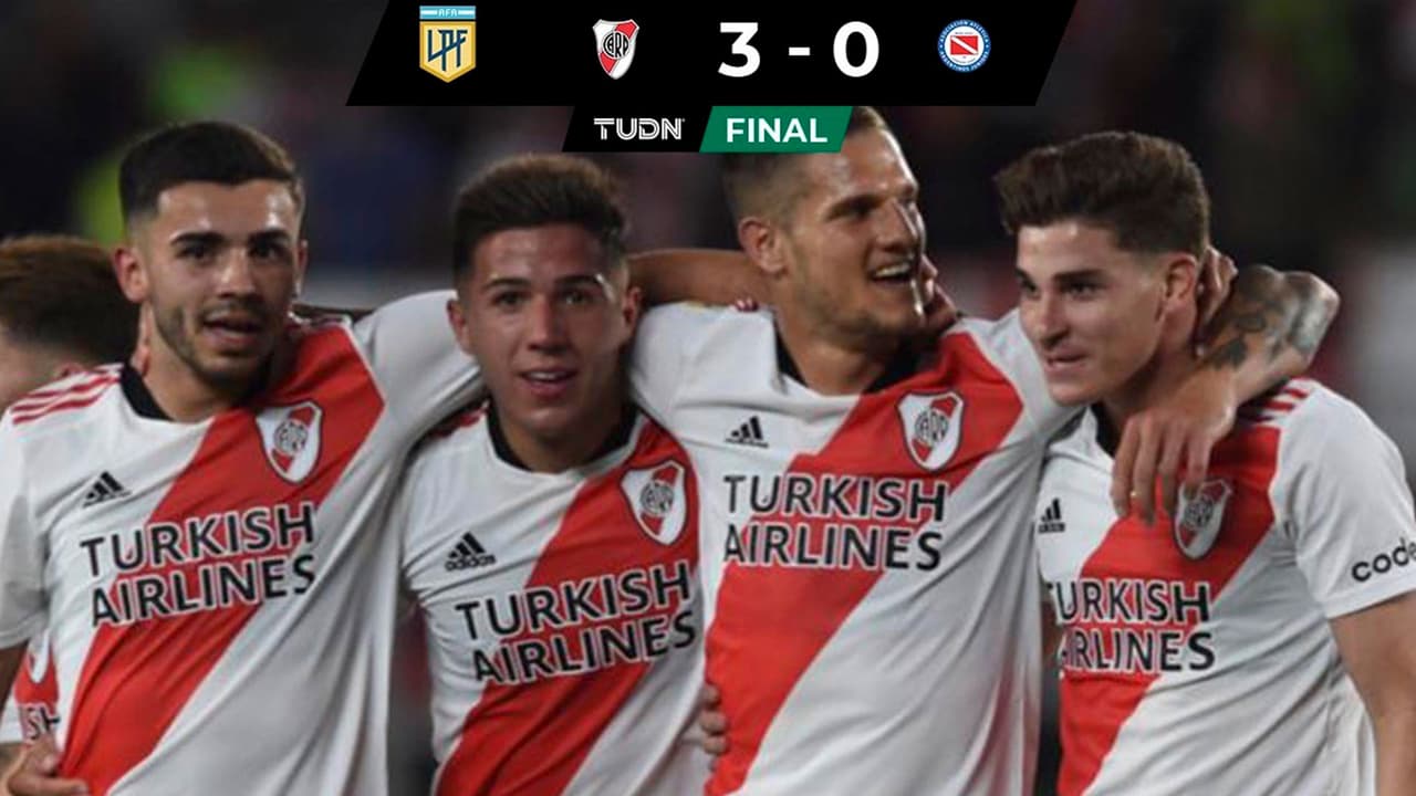River golea a Argentinos Juniors y acaricia el título