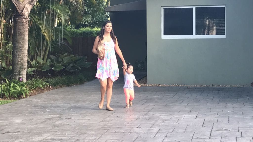 Hanny, la mascota de Ana Patricia es muy escurridiza y se escapó a casa de un vecino.