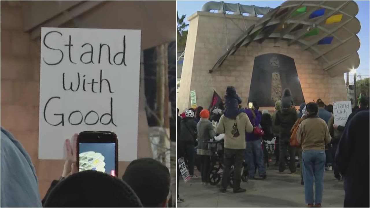 Manifestaciones en Los Ángeles por muerte de mujer en Minneapolis tras disparos de agente de ICE