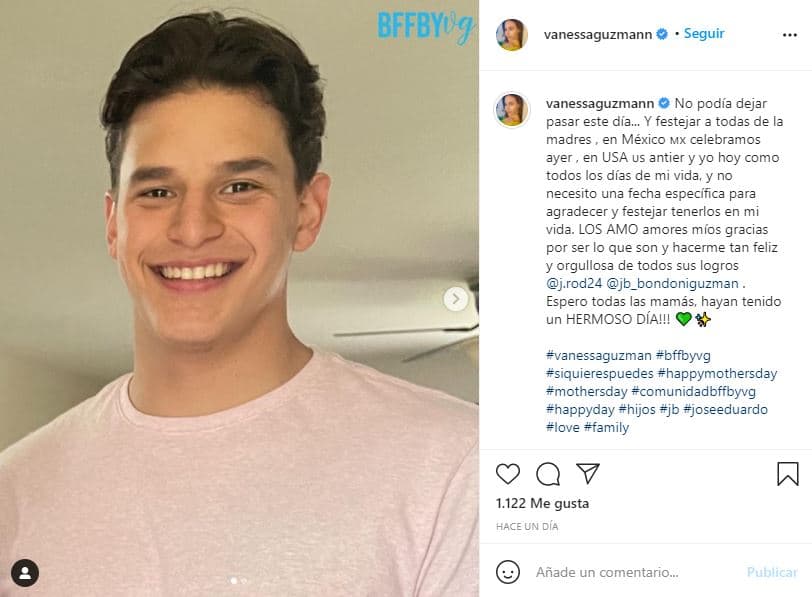 Este 11 de mayo, la actriz usó su cuenta de Instagram para festejar el día de la madres: "En México celebramos ayer, en USA antier y yo hoy como todos los días de mi vida, y no necesito una fecha específica para agradecer y festejar tenerlos en mi vida".