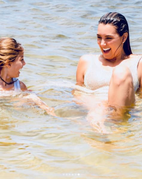 Además, Kailey comparte con su mamá el interés por las actividades artísticas.