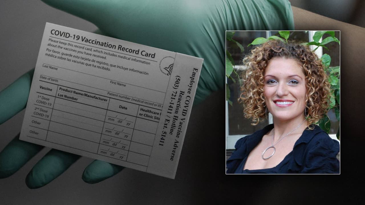 Doctora naturista vende cientos de tarjetas de vacunación falsas y promete "inmunidad de por vida contra el covid-19"