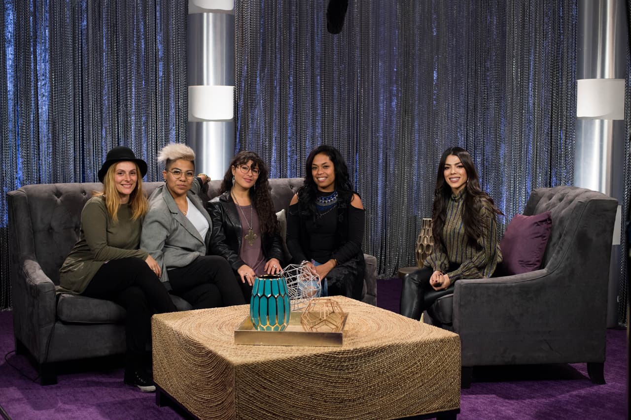 Las chicas de Flor de Toloache también visitaron nuestro set digital y nos adelantaron que su presentación estará es-pec-ta-cu-lar.