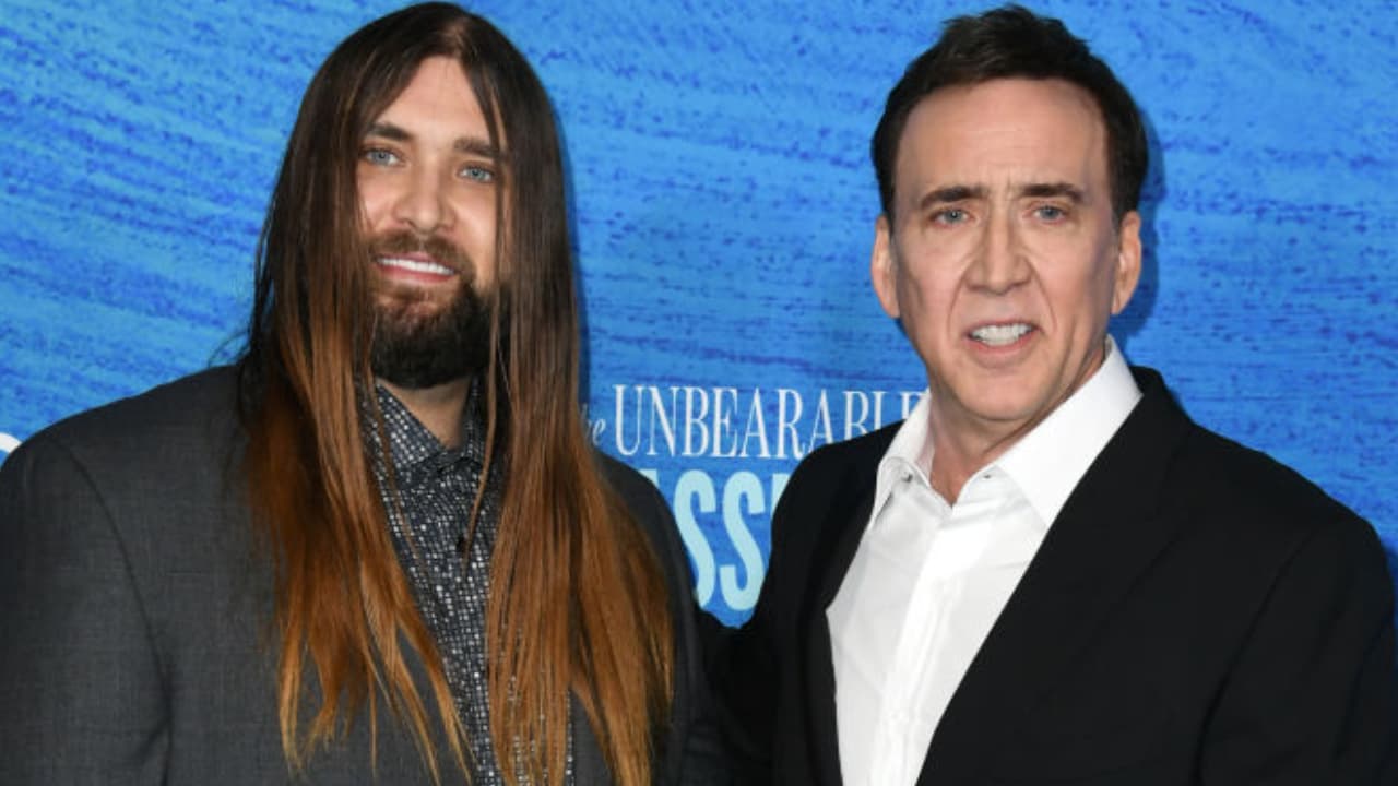 Nicolas Cage y su hijo Weston Coppola Cage.