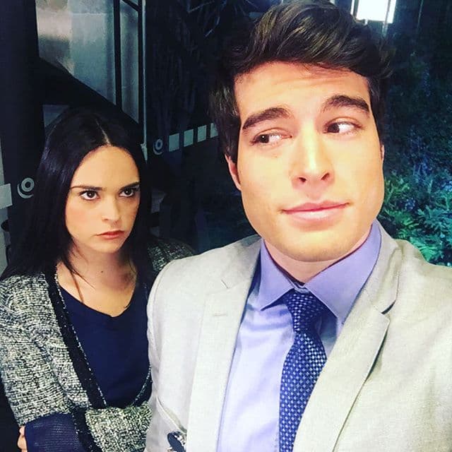 Danilo Carrera y ella se convirtieron en grandes compañeros y para muestra esta linda foto.