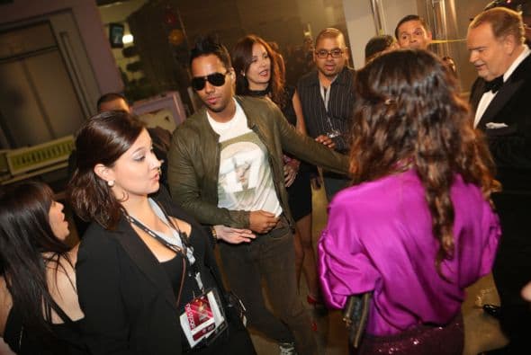 Eso sí, Romeo tiene tiempo para todo, y en el backstage se mostró muy accesible.