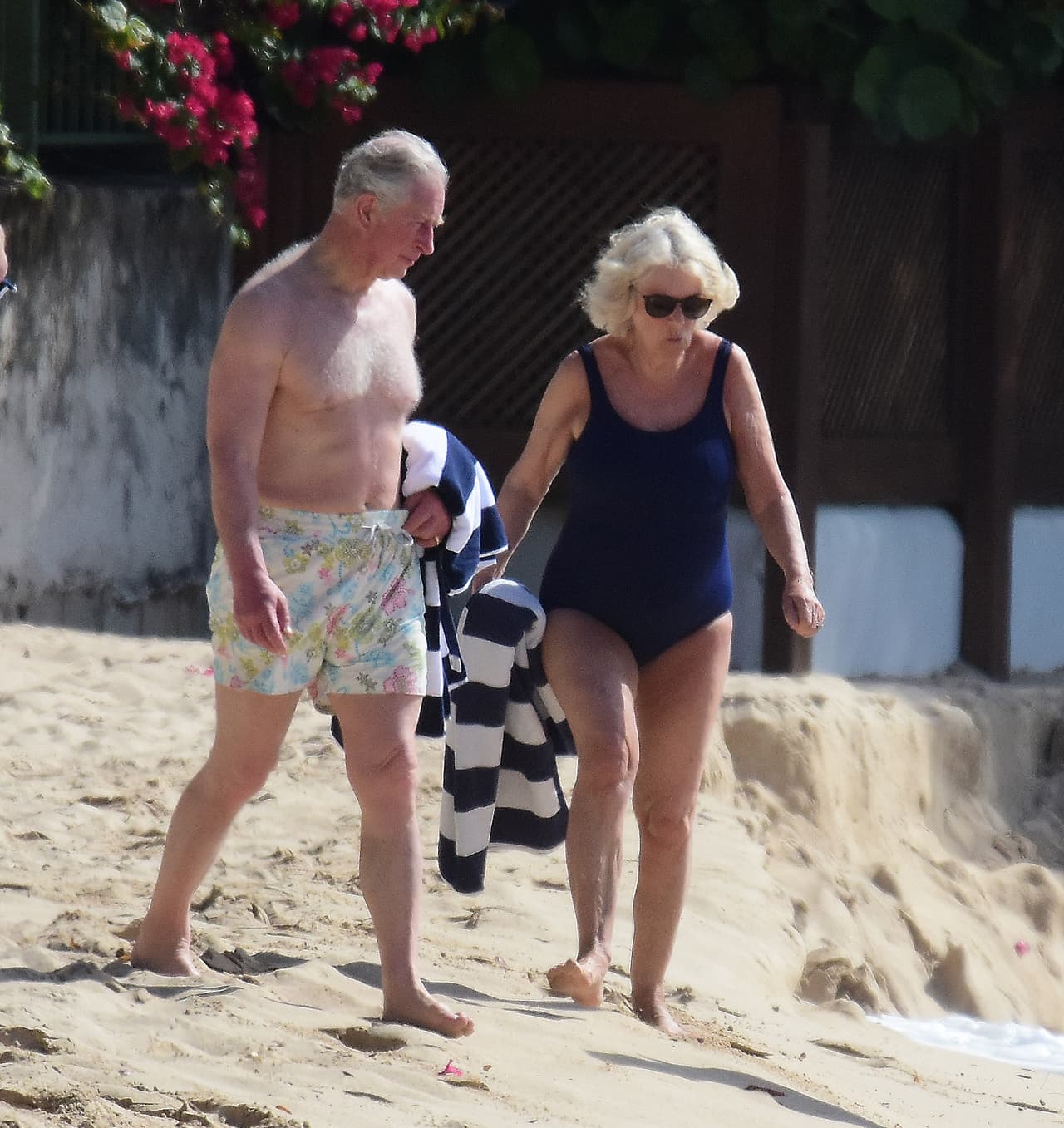 Antes de ir a la playa, ambos cumplieron con compromisos por separado.