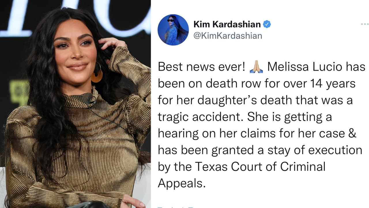 Kim Kardashian reaccionó así ante el freno de la pena de muerte de Melissa Lucio.