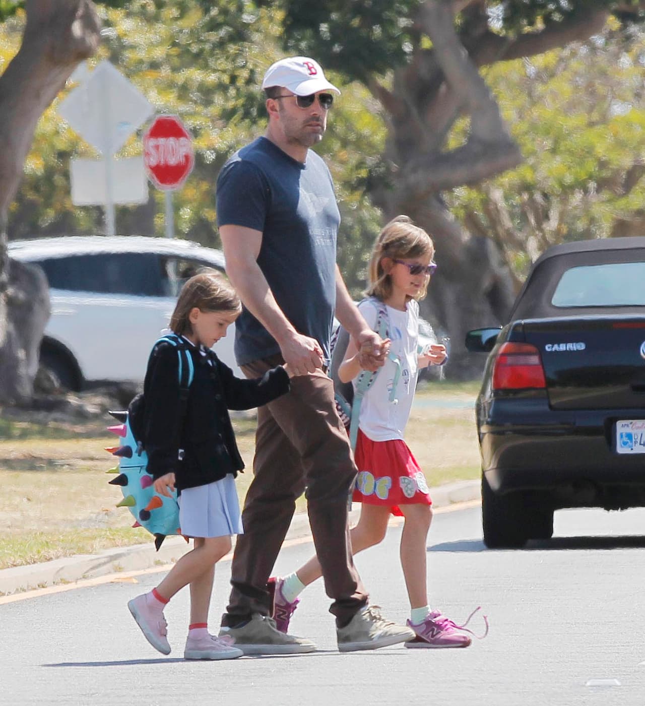 Se veía muy serio, pero Ben Affleck tiene una actitud comúnmente calurosa.