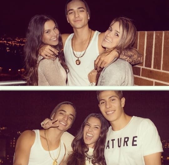 En su cuenta de Instagram, aparecen varias fotografías donde se deja ver divertida y en confianza con Maluma.