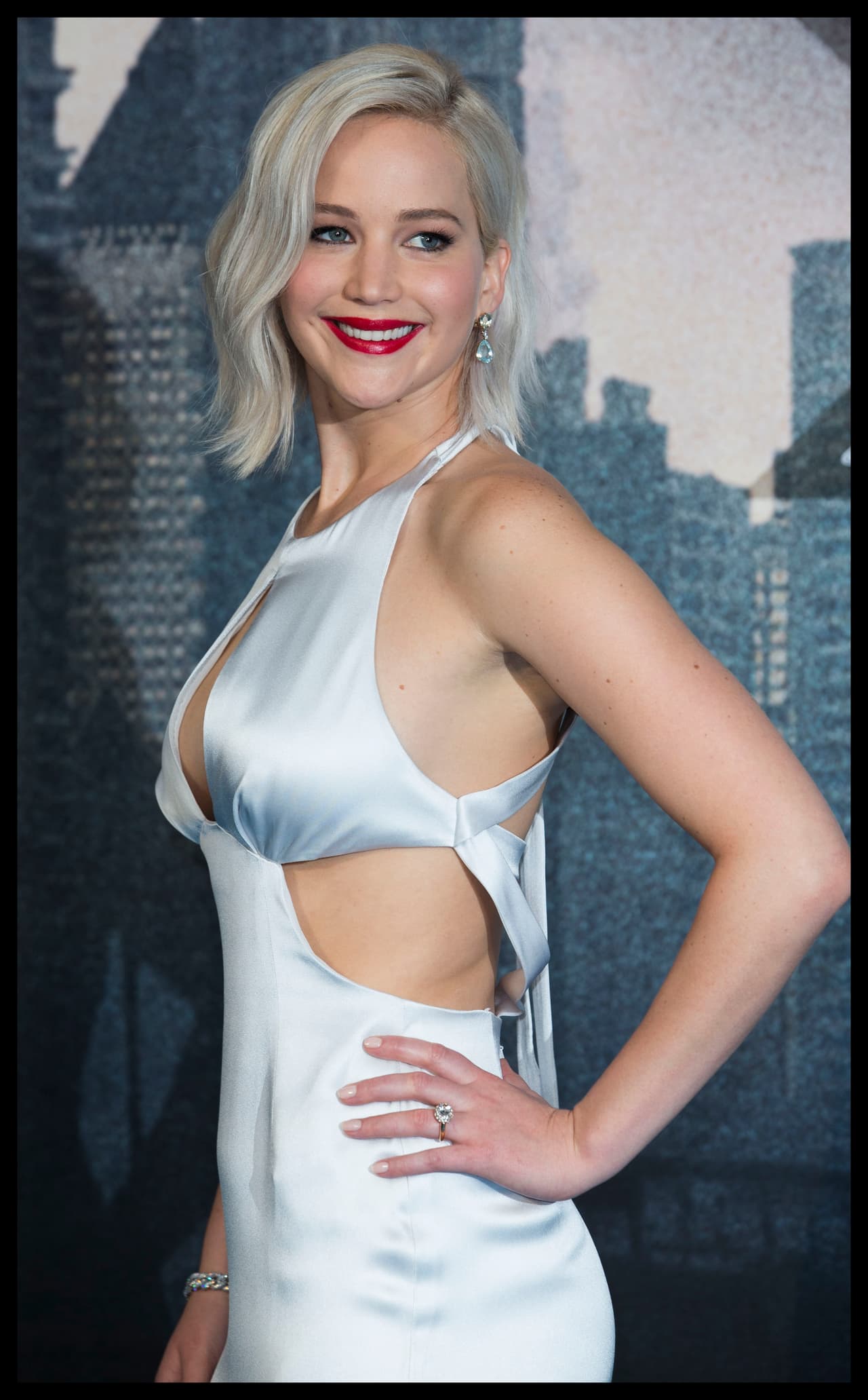 La rubia dio el primer vistazo de la esperada cinta a muchísimos fans.